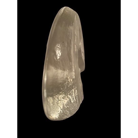 Rabbit Paperweight Etched Crystal Signed By Mats Jonasson Vintage - Picture 9 of 12